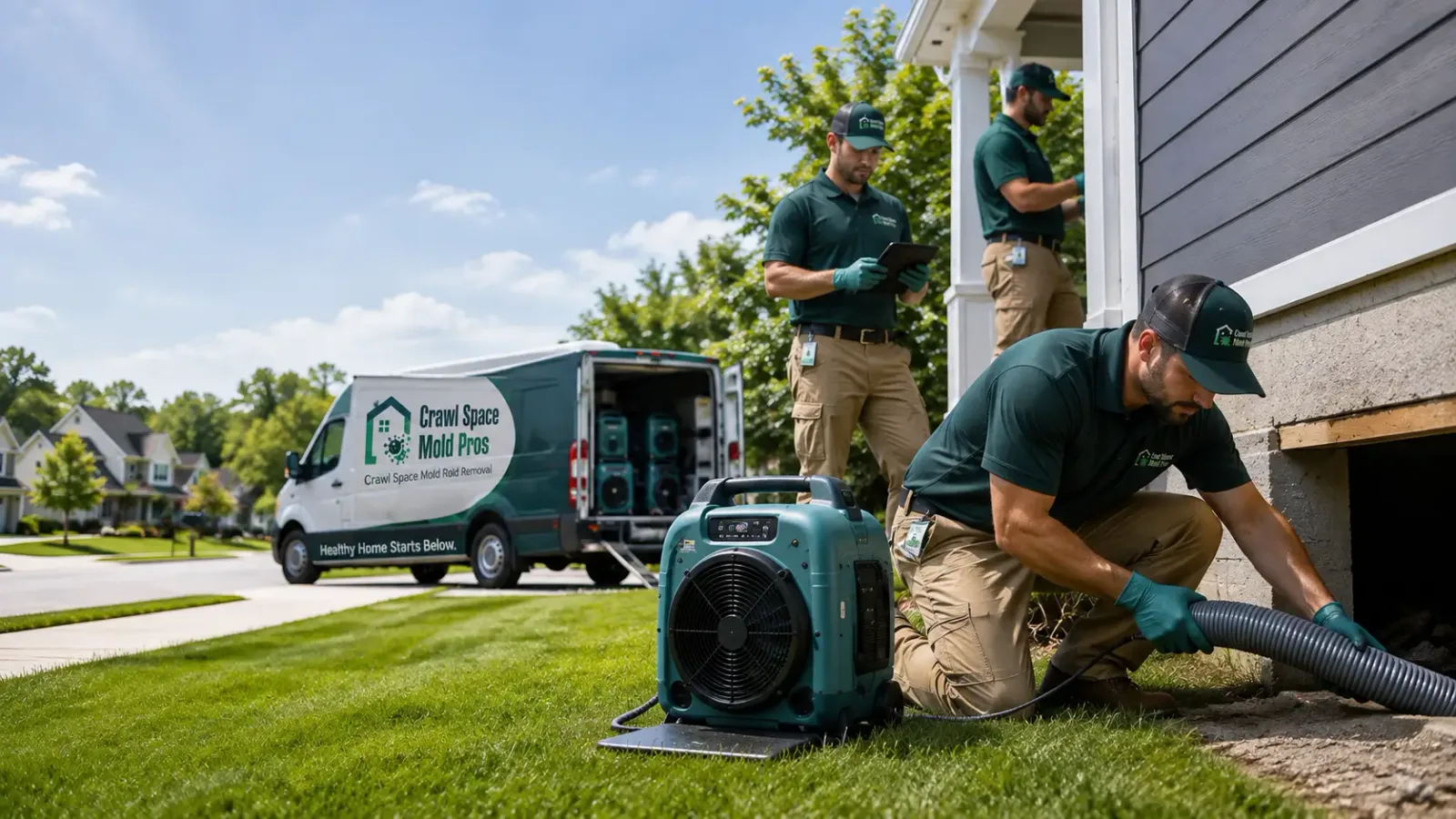 Crawl Space Mold Removal in Clarksville, MD